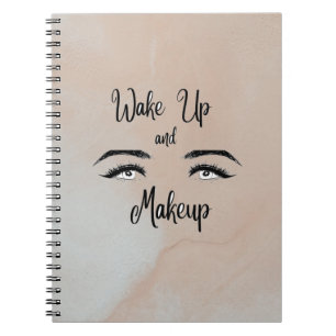 Weck und Makeup Notizblock