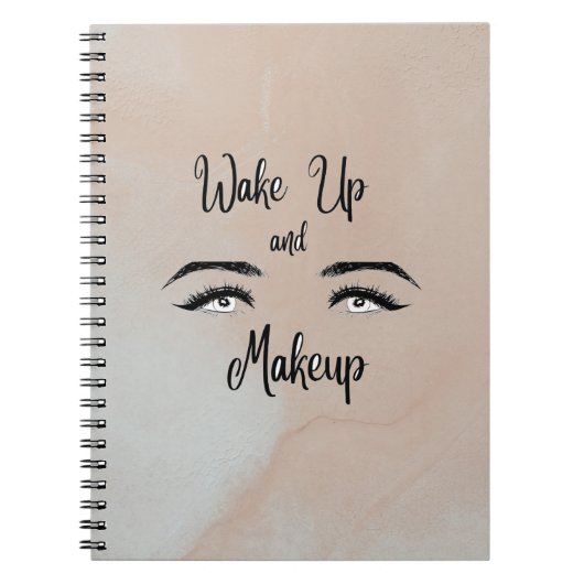 Weck und Makeup Notizblock (Vorderseite)
