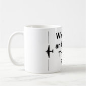 Weck und rieche die Jet-Fuel-Tasse Kaffeetasse (Links)