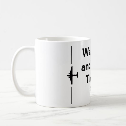 Weck und rieche die Jet-Fuel-Tasse Kaffeetasse (Links)