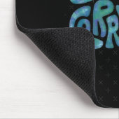 Weck und rieche die Korruption Word Art. 1 Mousepad (Ecke)