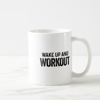 Weck und Workout - Motivierend Fitness Bodybui Kaffeetasse