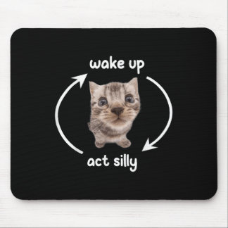 Weck-Up-Akt Alberne Katze _ Weck-Up-Akt Alberne Ka Mousepad