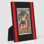 Weck-Up America Poster Plaque Fotoplatte (Seite)