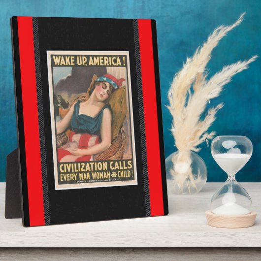 Weck-Up America Poster Plaque Fotoplatte (Seite)