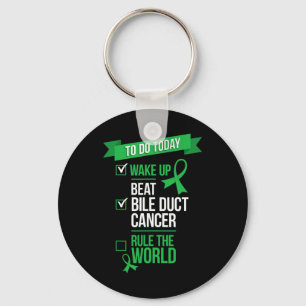 Weck-up Beat Bile Duct Cancer Rule the World Schlüsselanhänger