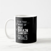Weck-Up-Beat-Brain Cancer Rule the World Kaffeetasse (Links)
