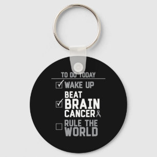 Weck-Up-Beat-Brain Cancer Rule the World Schlüsselanhänger