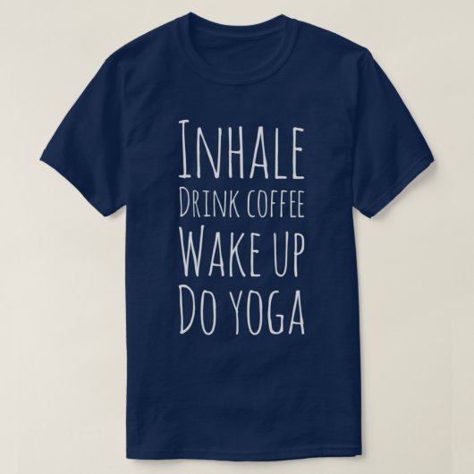Weck Up Do Yoga T-Shirt (Design vorne)