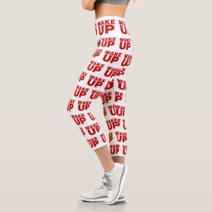 Weck-Up Red High Waisted Capris