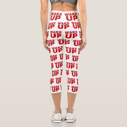 Weck-Up Red High Waisted Capris (Rückseite)
