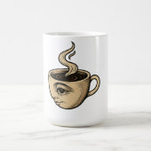 Weck-Up & Watch - Surreal Coffee Cup Design Kaffeetasse (Mittel)