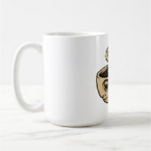 Weck-Up & Watch - Surreal Coffee Cup Design Kaffeetasse (Links)