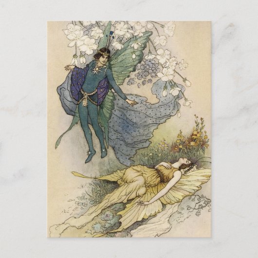 Weck, wenn etwas Vile in der Nähe ist Postkarte (Vorderseite)