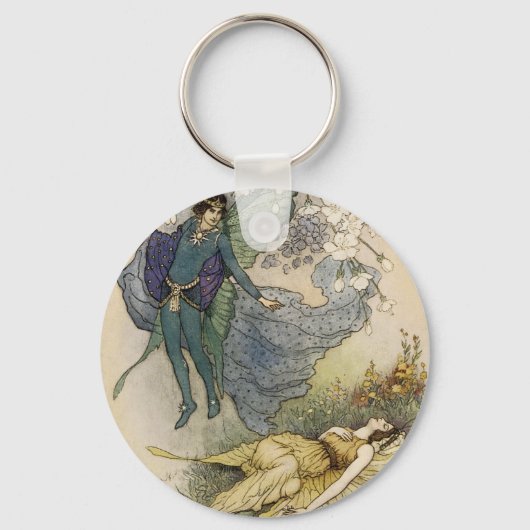 Weck, wenn etwas Vile in der Nähe ist Schlüsselanhänger (Vorderseite)