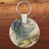 Weck, wenn etwas Vile in der Nähe ist Schlüsselanhänger (Vorderseite)