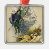 Weck, wenn etwas Vile in der Nähe ist Silbernes Ornament (Vorne)