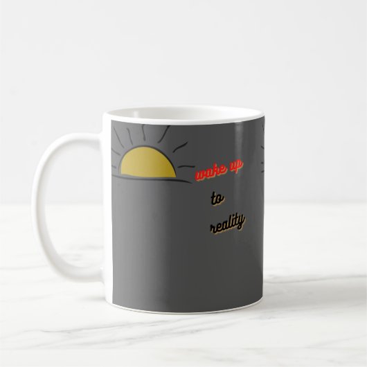 weck zur Realität Kaffeetasse (Links)