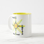 Wecken Sie, bewusst, Starseed, Empath Zweifarbige Tasse (Vorderseite Links)