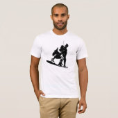 Wecken Sie Brett springen T-Shirt (Vorne ganz)