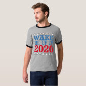 Wecken Sie mich oben im Jahre 2020 -- Anti-Trumpf T-Shirt (Vorne ganz)