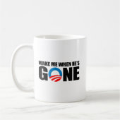 WECKEN Sie MICH, WENN ER GEGANGEN ist Kaffeetasse (Links)