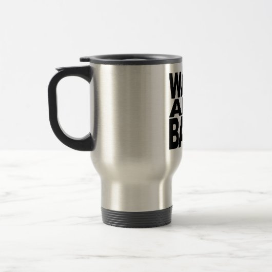 Wecken Sie und backen Sie Reisebecher (Links)