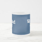 Wecken Sie und Vape eisige Bier-Tassen Mattglastasse (Mittel)