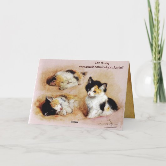 Weckend KITTENS Karte (Rückseite)