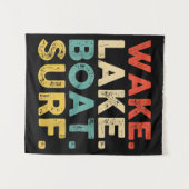 Weckend Surfen Weck Surf Weckend Surflop Weck Surf Wandteppich (Vorderseite (Horizontal))