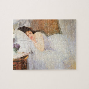 Weckende Frau, 1876 (Öl auf Leinwand) Puzzle