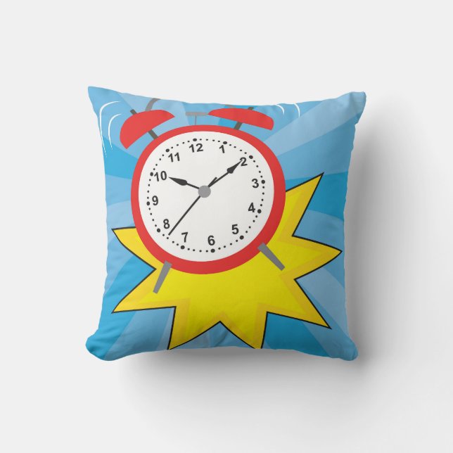 Wecker Alarmierend Kissen (Vorderseite)