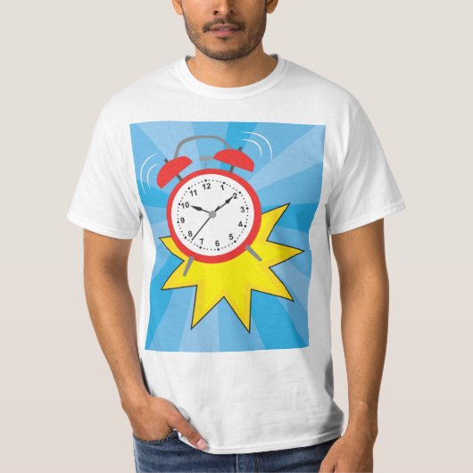 Wecker Alarmierend T-Shirt (Vorderseite)
