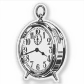 Wecker Aufkleber (Vorderseite)