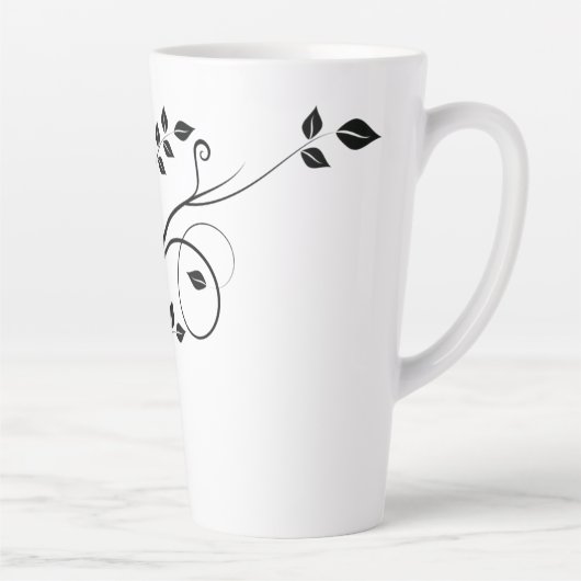 Wecker-Hintergrund-Papier mit zwei Tonen Kaffee Milchtasse (Rechts)