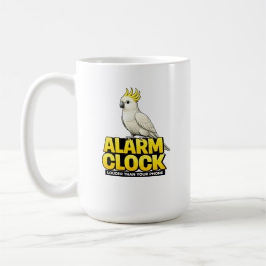 Wecker Kakadu Kaffeetasse (Links)