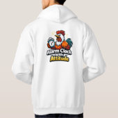 Wecker mit Einstellung, Roaster-Zitat. Hoodie (Rückseite)