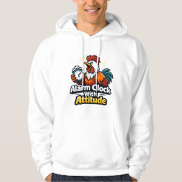 Wecker mit Einstellung, Roaster-Zitat. Hoodie