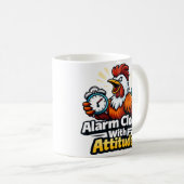 Wecker mit Einstellung, Roaster-Zitat. Kaffeetasse (VorderseiteRechts)