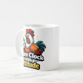 Wecker mit Einstellung, Roaster-Zitat. Kaffeetasse (Vorderseite Links)