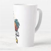 Wecker mit Einstellung, Roaster-Zitat. Milchtasse (Rechte Ecke)