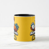 Wecker mit Einstellung, Roaster-Zitat. Tasse (Zentrum)