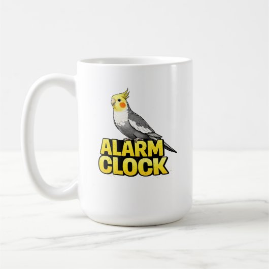 Wecker Nymphensittich Kaffeetasse (Links)