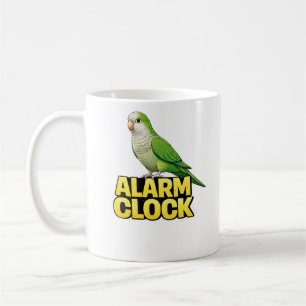 Wecker Quakerpapagei Kaffeetasse