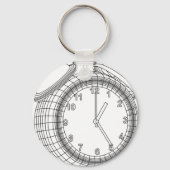 Wecker Schlüsselanhänger (Vorderseite)