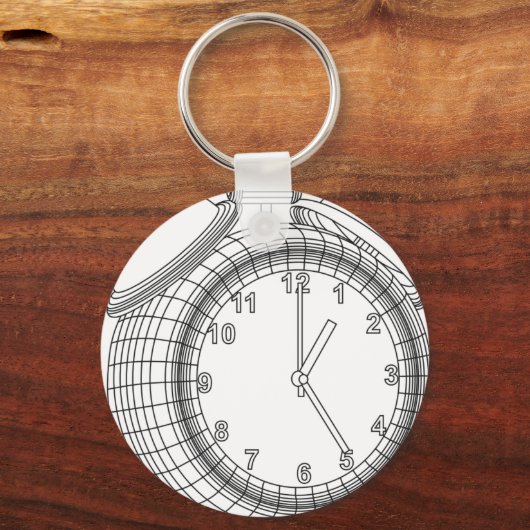 Wecker Schlüsselanhänger (Vorderseite)
