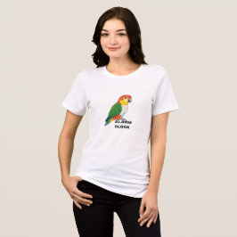 Wecker Sonnensittich – Lautes Papageiendesign Tri-Blend Shirt