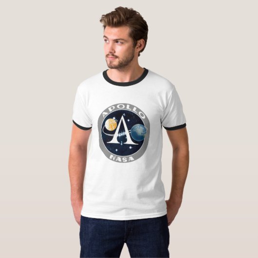 Wecker-T - Shirt der NASAs Apollo 11 (Vorne ganz)