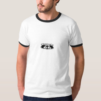 Wecker-T - Shirt, weiß/Schwarzes - Weg 66 T-Shirt