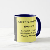 Wecker-Tasse Alberts Schweitzer Tasse (VorderseiteRechts)